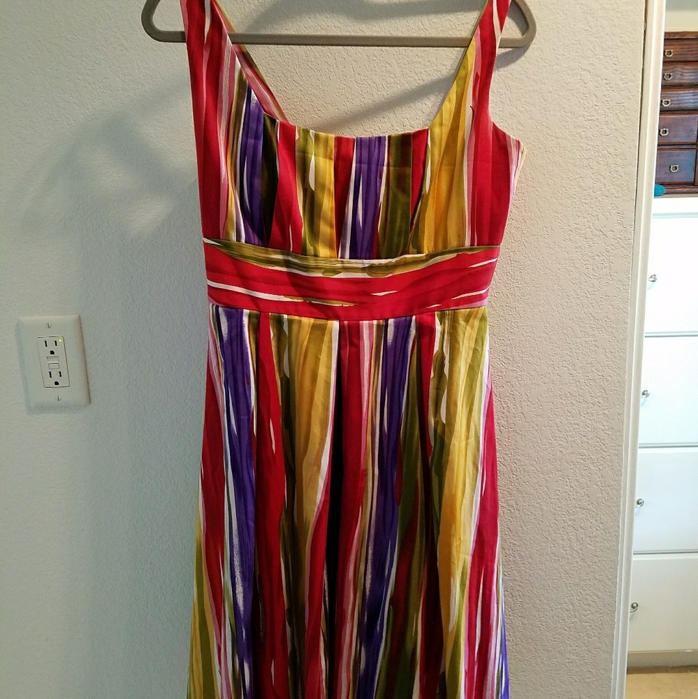 Rainbow Calvin Klein dress